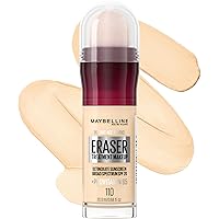 Maybelline Instant Age Rewind Eraser Foundation with SPF 20 and Moisturizing ProVitamin B5, 110, 1 Count