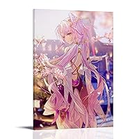 Game Honkai Star Rail Fu Xuan Danish Pastel Preppy Aesthetic Bathroom Decor Posters Pictures Prints Dorm Canvas Wall Art For Living Room Poster Print 08x12inch(20x30cm)