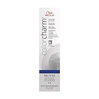 WELLA colorcharm Permanent Gel, Hair Color for Gray Coverage, 9A Pale Ash Blonde