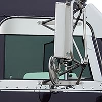 RoadWorks 30436 Stainless Steel 5” Chop Tops Peterbilt Legacy Style Cab, 1973-2004, Polished Finish