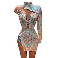 Sequin Short Prom Dress Bodycon Pageant Cocktail Evening Party Dress