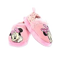 Minnie Mouse Toddler Girl's Plush A-Line Slippers