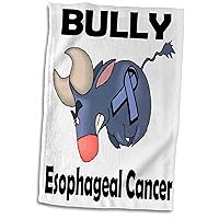 3dRose Bully Esophageal Cancer Awareness Ribbon Cause Design - Towels (twl-114271-1)