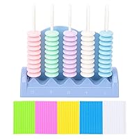 plplaaoo Abacus for Kids Math, Children Abacus Kid Math Educational Toy Number Learning Tool with Counting Stick,Kids Math Learning Tools,Kid Counting Abacus (A), Abacus for Kids Math Counting Toy