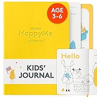 My First HappyMe Journal for Kids: Promote Happiness, Cultivate Positive Habits and Nurture Curiosity for Little Explorers - Interactive Guided Journaling Book for Inquiring Minds of Children Ages 3-6