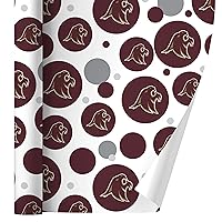 GRAPHICS & MORE Texas State University Logo Gift Wrap Wrapping Paper Roll