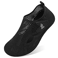 LeIsfIt Water Shoes for Women Men Wide Swim Beach Barefoot Shoes Quick Dry Aqua Socks for Pool Diving Boating River Yoga Lake Surf