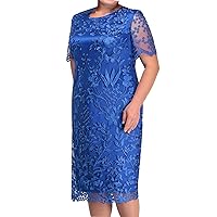 Middle Elderly Women's Elegant Lace Dress Wedding Guest Dresses Business Daily Club Party Dress Formal Evening Gowns