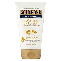 Gold Bond Ultimate Softening Foot Cream With Shea Butter - 4 Ounce Pack of 3