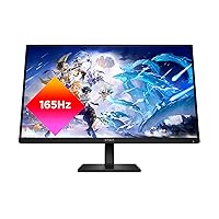 HP OMEN 27 Inch FHD Gaming Monitor 165Hz, AMD Freesync Premium, Eye Ease, HDR, Adjustable Stand, VESA Mountable IPS Panel, 178° Viewing Angle, 1ms Response Time for Laptop Computer Desktop (Renewed)