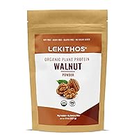 Lekithos® Organic Walnut Protein Powder - 8oz - Single Ingredient - Non-GMO Project Verified