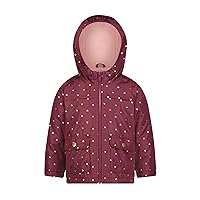Carter's Toddler Girls Midweight Jacket, Warm, Hooded, Water-Resistant Winter Coat