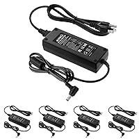 ALITOVE 24V Power Supply Adapter 100-240V AC to DC 24 Volt 5A 120W Converter 24 Vdc 5amp 4.5A 4A LED Driver Transformer 5.5x2.5mm Plug for LED Strip Light DC Pump LCD Monitor Massage Chair, 5-Pack