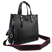 Womens Genuine Leather Satchel Shoulder Bag Tote Purse Handbag for Work Travel Casual Hand Bag