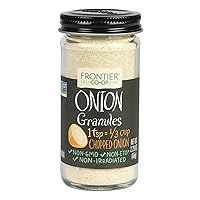 Frontier Natural Products Onion, White Granules, 2.29-Ounce