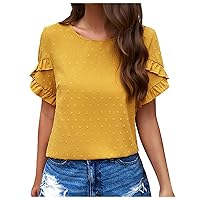 V Neck Shirts for Women Dressy Casual Long Sleeve Shirts for Women Dressy Red