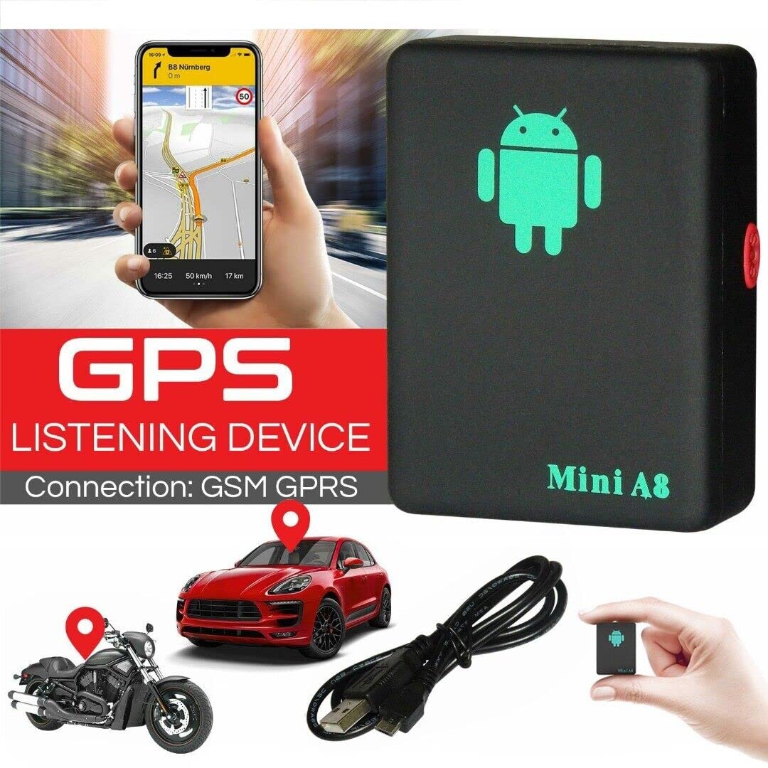 ZCMMF GPS Vehicle Tracker A8 Real Time Locator GSM/GPRS Motorcycle Car Bike Anti-Theft