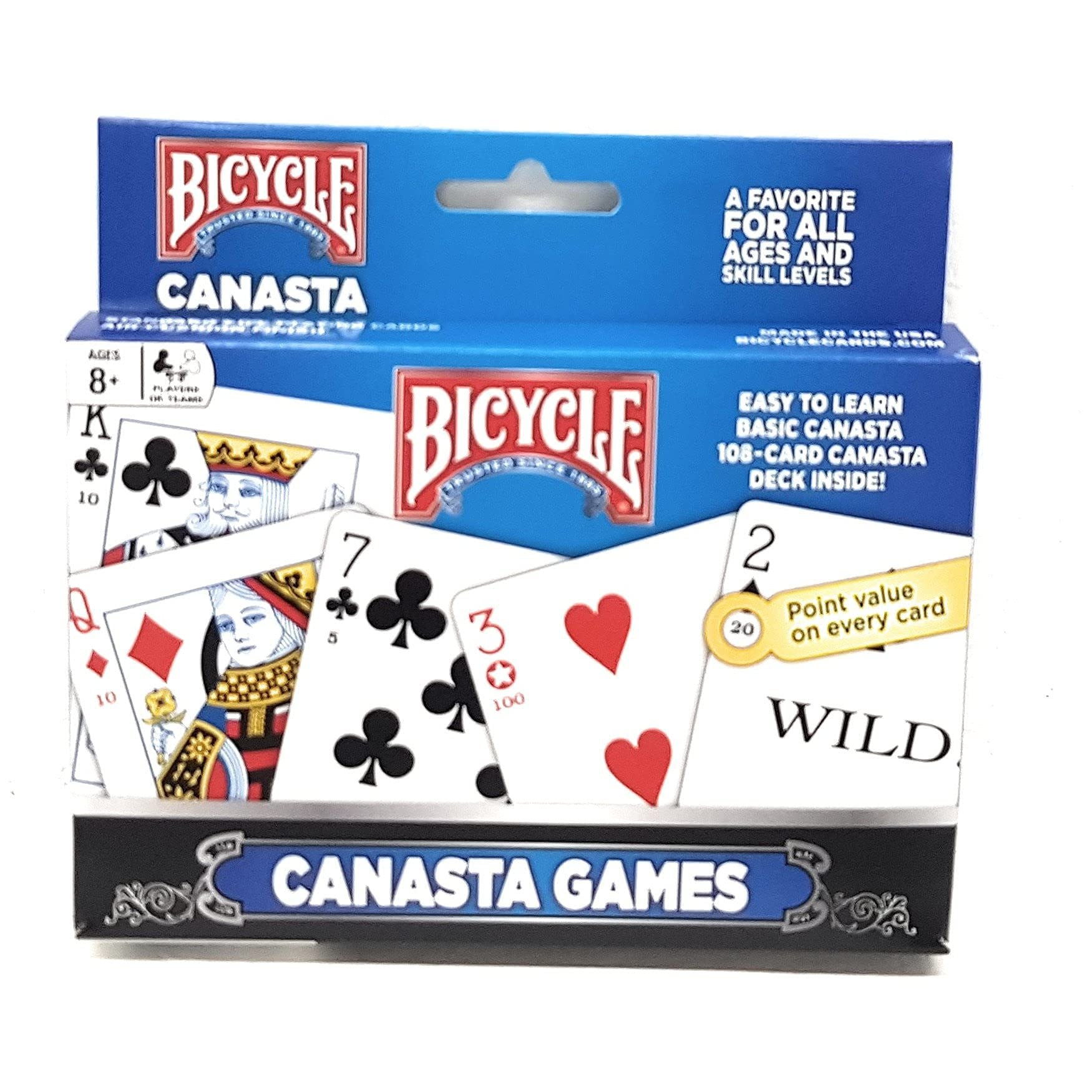 Bicycle 2-Pack Canasta Card Games Standard