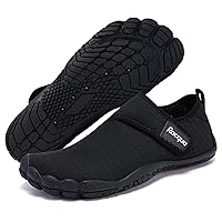 Racqua Men's Women's Slip-On Water Shoes Quick Dry Barefoot Lightweight Aqua Shoes Beach Swim Pool Hiking Sport Shoes