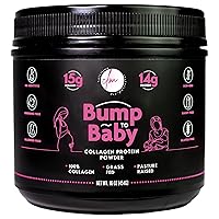 Pregnancy Protein Powder and Protein Shake, Caffeine Free, Grassfed, All Natural, High Protein, non gmo, dairy free, gluten free, 16 ounces