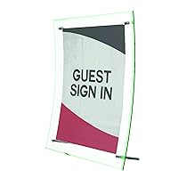 Deflecto Superior Image Curved Sign Holder, 8.5 x 11 Inches (799783)