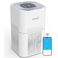 Smart Wi-Fi Air Purifier, JOWSET Powerful H13 True HEPA Filter, Purifiers for Home Large Room up to 2200 Ft² in 1 Hr, Cleaner Allergies, Pet Odor, Smoke, Dust Bedroom, Works with Alexa