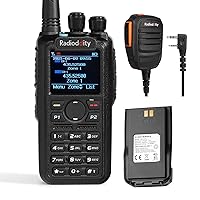 Radioddity GD-AT10G DMR Handheld Ham Radio 10W Digital Analog Long Range (UHF Only) with GPS APRS, 3100mAh Rechargeable Battery, Work with Hotspot + RS22 Speaker Mic