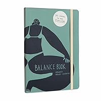 Soulbook Balance Book A5 176 Pages Motivational Diary Notebook and Guide with Exercises QR Codes Soft Cover Green