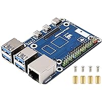 waveshare Compute Module 4 to Raspberry Pi 4B Adapter, Based on Compute Module 4 to Reproduce Original Appearance of Pi 4, Alternative for Raspberry Pi 4B,Compatible with Pi 4B Series Hats