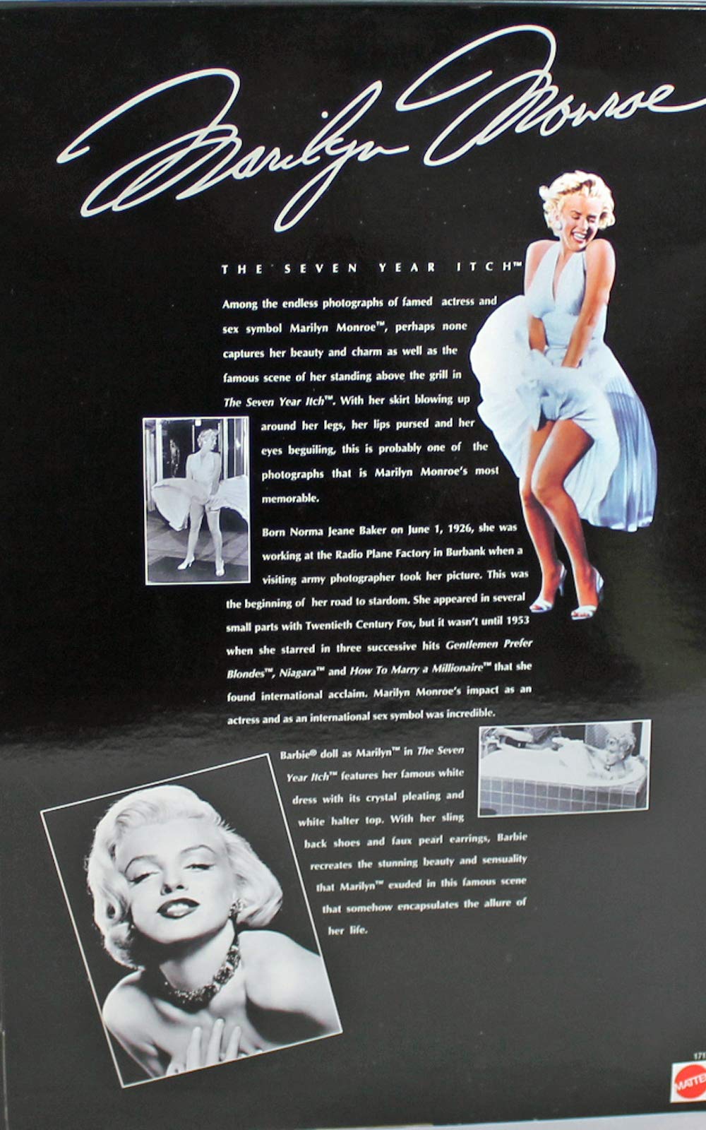 Barbie 1997 Collectibles as Marilyn - The Seven Year Itch