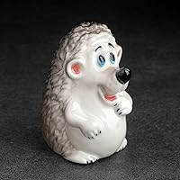 AEVVV Hedgehog Porcelain Figurine - Grey 2