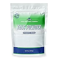 Talc Powder 453.5 Gm (1 Pound), Pure Talc Powder, Talc Powder for Hair, Talc Powder for Crafts, Talc Powder for Spray, Talc Powder for Waxing, Talcum Powder for Cosmetics, Talc Powder Bulk