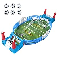 Mini Foosball Games, Tabletop Football Soccer Pinball for Indoor Game Room, Table Top Foosball Desktop Sport Board Game for Adults Kids Family Game Night Fun