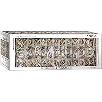 The Sistine Chapel Ceiling by Michelangelo 1000-Piece Puzzle