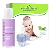 Easy@Home 25 Ovulation Tests 10 Pregnancy Tests + 35 Cups + Premom Fertility Lubricant 2 Fl Oz