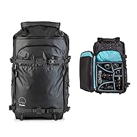 Shimoda Action X30 Water Resistant Camera Backpack - Fits DSLR, SLR, Mirrorless Cameras, batteries, lenses and other gear - Core Unit modular camera inserts sold separately - Black