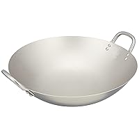 Endoshoji ATY62030 Commercial Wok, 11.8 inches (30 cm), Titanium, Made in Japan