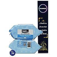 Equate Beauty Makeup Remover Cleansing Towelettes, 40 Count, 2 Pack and Bookmark Gift of YOLOMOLO