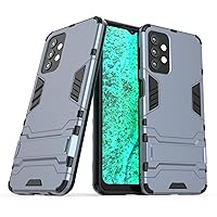 Ultra Slim Case for Samsung Galaxy A32 5G Stand Holder Phone Case, Rugged Kickstand Back Cover, Protective Case Cover Phone Back Cover (Color : Blue)
