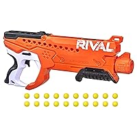 NERF Rival Curve Shot - Helix XXI-2000 Blaster - Fire Rounds to Curve Left, Right, Downward or Fire Straight - 20 Rival Rounds