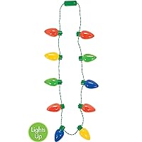 Festive Jumbo Light-Up Bulb Necklaces -30