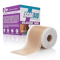 Silicone Scar Tape Premium-Grade for Surgical Scars, C-Section, Keloid & Hypertrophic Scars, Reusable Silicone Tape, Scar Patches for Healing, Reduces Redness & Irritation