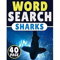 Sharks Word Search: 40 Page Of Word Search Puzzles, More Than 300 Different Word In One Book | Puzzles Word Search For Adults Sharks Word Search: 40 Page Of Word Search Puzzles, More Than 300 Different Word In One Book | Puzzles Word Search For Adults Paperback
