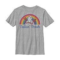 Fifth Sun Disney Pixar Toy Story 4 Talkin Trash Boy's Heather Crew Tee