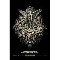HUNGER GAMES CATCHING FIRE MOVIE POSTER 2 Sided ORIGINAL IMAX 27x40 JENNIFER LAWRENCE