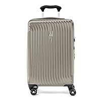 Travelpro Maxlite Air Hardside Expandable Carry on Luggage, 8 Spinner Wheels, Lightweight Hard Shell Polycarbonate Suitcase, Champagne, Carry On 21-Inch
