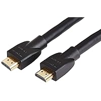 Amazon Basics High-Speed HDMI Cable, A Male to A Male, 18 Gbps, 4K/60Hz, 25 Feet, Black for Personal Computer