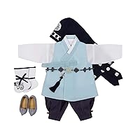 Korean Hanbok Boy Baby Traditional Clothing Set 1Age First Birthday Party Celebration Dol Blue
