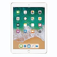 Apple iPad 9.7 with WiFi, 128GB- Gold (2017 Model) - (Renewed)