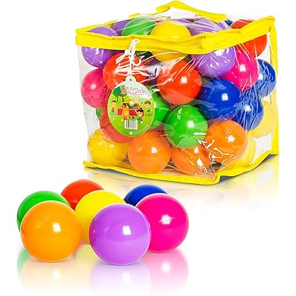FoxPrint Soft Plastic Kids Play Balls – Non Toxic